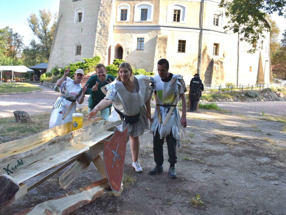 Ritterfest auf der Roßlauer Wasserburg